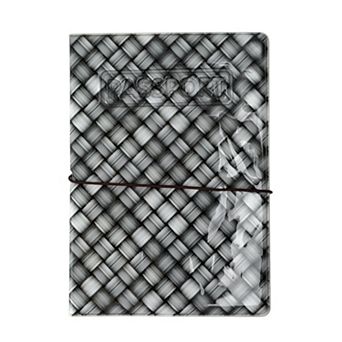 Woven Plaid Passport Holder 1 pc