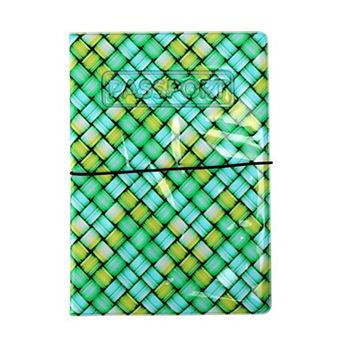 Woven Plaid Passport Holder 1 pc