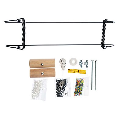 John Bead Small Light-Weight Metal Seed Bead Loom Kit for Jewelry Bracklet Necklaces Making