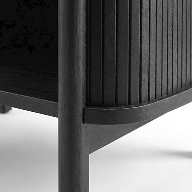 Open Nightstand in Modern Design with Sleek Profile and Sturdy Construction