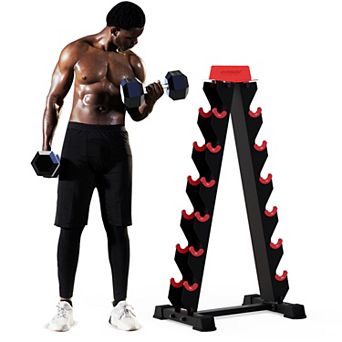 HARISON Heavy Duty Dumbbell Rack Stand, Stable A-frame Design for Home Gym (HRK-325)