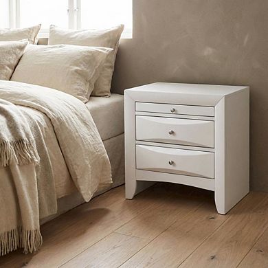 Bedroom Nightstand with Rectangular Design for Modern Style