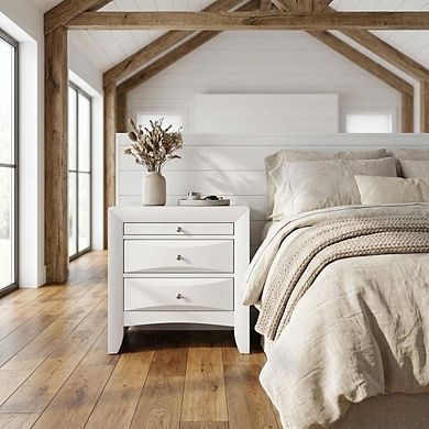 Bedroom Nightstand with Rectangular Design for Modern Style