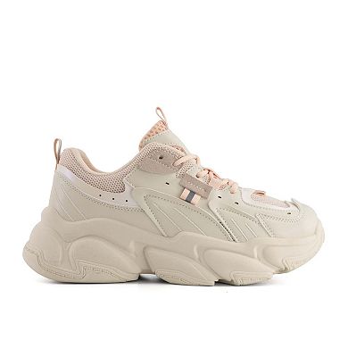 Andrea Women’s Chunky Fashion Sneakers with Platform Sole 90063