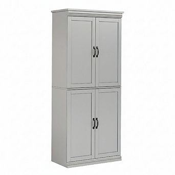 70" Tall Freestanding Pantry Cabinet with Doors & Adjustable Shelves Kitchen or Laundry Storage