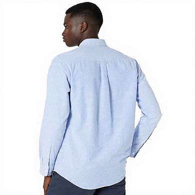 Casual Long Sleeve Oxford Shirt for Men