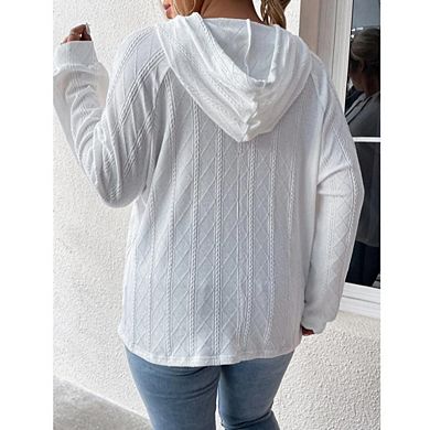Women's Hoodie Loose Long Sleeve Oversized Sweatshirt with Pocket Casual