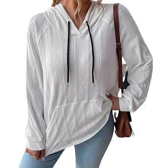 Women's Hoodie Loose Long Sleeve Oversized Sweatshirt with Pocket Casual