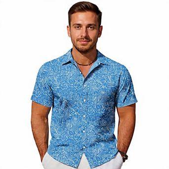 Men's Aloha Shirt for Casual Beach Wear