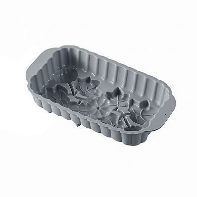 2-Piece Pumpkin and Leaf Silicone Loaf Cake Mold Set Nonstick Fall Baking Pan