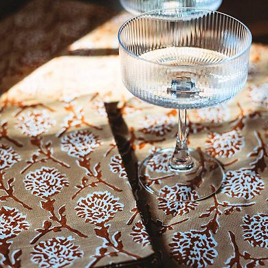 Nikhar Linen Hand Printed Runner