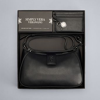 Simply Vera Vera Wang Crossbody Bag & Card Case Gift Box Set