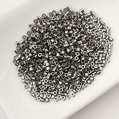 Cylin Bead 11/0 Glass Cylindrical Metallic Finish Seed Beads 25g Bag