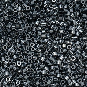 Cylin Bead 11/0 Glass Cylindrical Metallic Finish Seed Beads 25g Bag