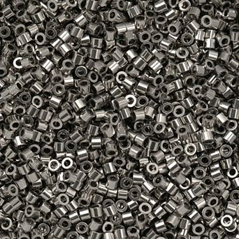 Cylin Bead 11/0 Glass Cylindrical Metallic Finish Seed Beads 25g Bag
