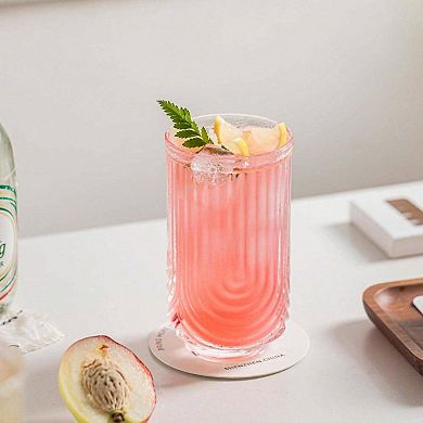 Handcrafted Vintage Highball Glasses - Perfect for Cocktails, Juice, and More