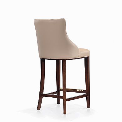 MANHATTAN COMFORT Shubert Upholstered Wood Barstool Set of 2