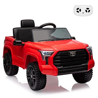 Licensed Toyota Tundra 12V Electric Kid Truck with Remote ControlOffRoad Ride-On Toy for kids