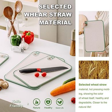 3 piece Cutting Boards With Easy Hanging Hole