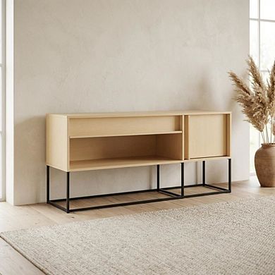 TV Stand for 65-Inch TVs with LED Lighting