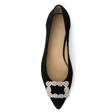 Tiara Crystal Flat (Women)