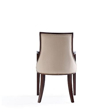 MANHATTAN COMFORT Grand Traditional Upholstered Dining Armchair Set of 2