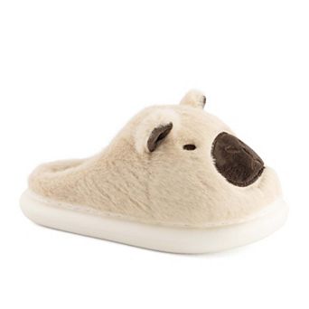 Andrea Women’s Cozy Animal Slippers with Plush Faux Fur 90211
