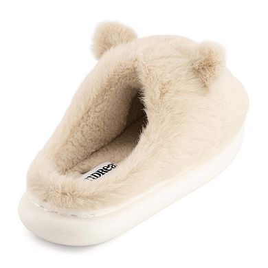 Andrea Women’s Cozy Animal Slippers with Plush Faux Fur 90211