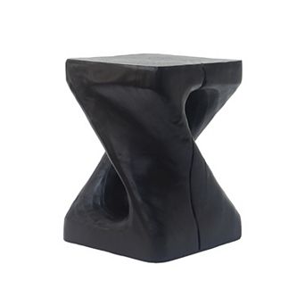 KWPZQEB Twist Shape Side Table, Pedestal Furniture