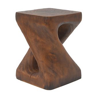 KWPZQEB Twist Shape Side Table, Pedestal Furniture