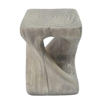 KWPZQEB Twist Shape Side Table, Pedestal Furniture