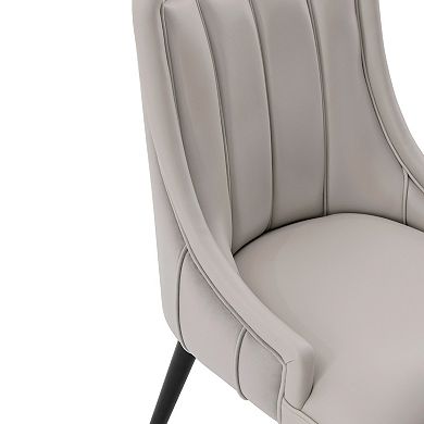 MANHATTAN COMFORT Eda Upholstered Dining Chair Set of 2