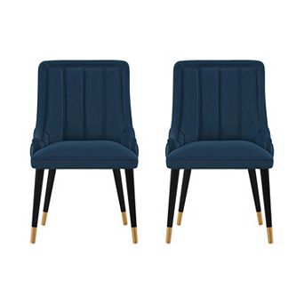 MANHATTAN COMFORT Eda Upholstered Dining Chair Set of 2