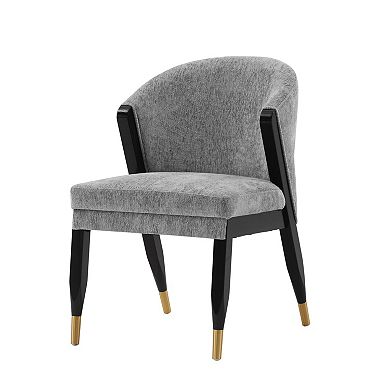 MANHATTAN COMFORT Ola Upholstered Wood Dining Chair Set of 2