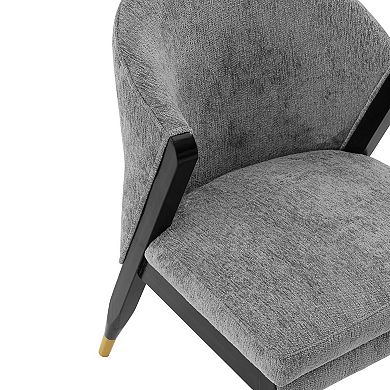 MANHATTAN COMFORT Ola Upholstered Wood Dining Chair Set of 2