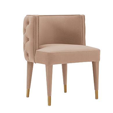 MANHATTAN COMFORT Maya Velvet Upholstered Dining Chair Set of 2