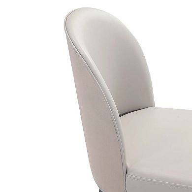 MANHATTAN COMFORT Hillman Upholstered Dining Chair Set of 4