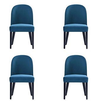 MANHATTAN COMFORT Hillman Upholstered Dining Chair Set of 4