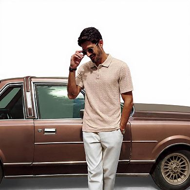 Casual Collared Polo Shirt for Men