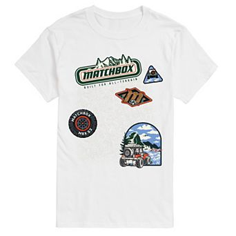 Big & Tall Matchbox All-Terrain Off-Road Patches Graphic Tee