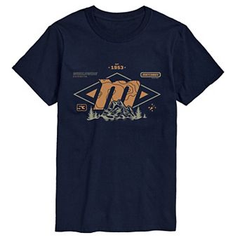Big & Tall Matchbox Est. 1953 Mountain Jersey Graphic Tee
