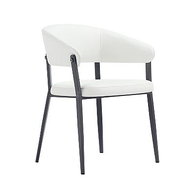 MANHATTAN COMFORT Belle Modern Upholstered Dining Chair Set of 2