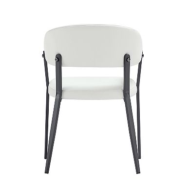 MANHATTAN COMFORT Belle Modern Upholstered Dining Chair Set of 2