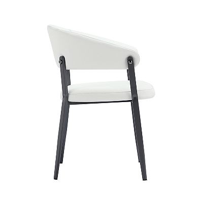 MANHATTAN COMFORT Belle Modern Upholstered Dining Chair Set of 2