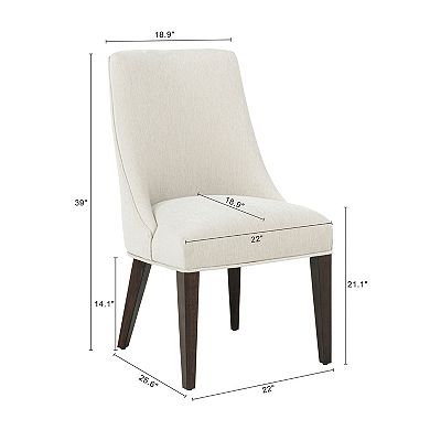 MANHATTAN COMFORT Beever Upholstered Dining Chair Set of 4