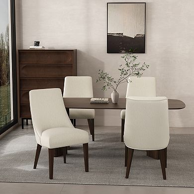 MANHATTAN COMFORT Beever Upholstered Dining Chair Set of 4