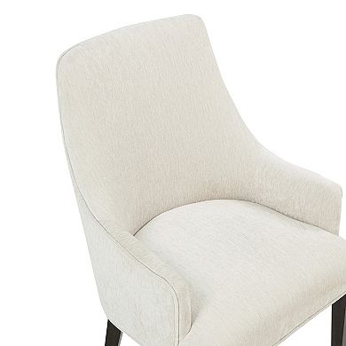 MANHATTAN COMFORT Beever Chenille Upholstered Dining 2-Piece Set