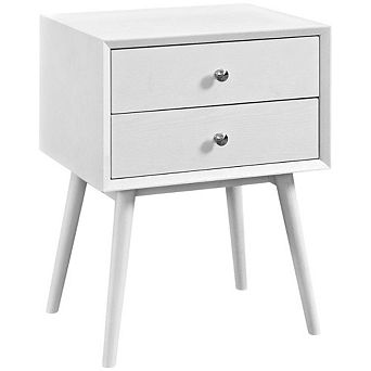 Nightstand with Modern Design and Sturdy Construction for Bedroom Use