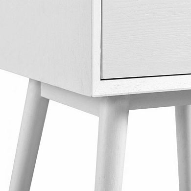 Nightstand with Modern Design and Sturdy Construction for Bedroom Use