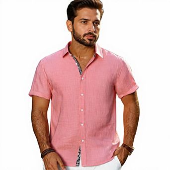Casual Button-Down Summer Beach Shirt